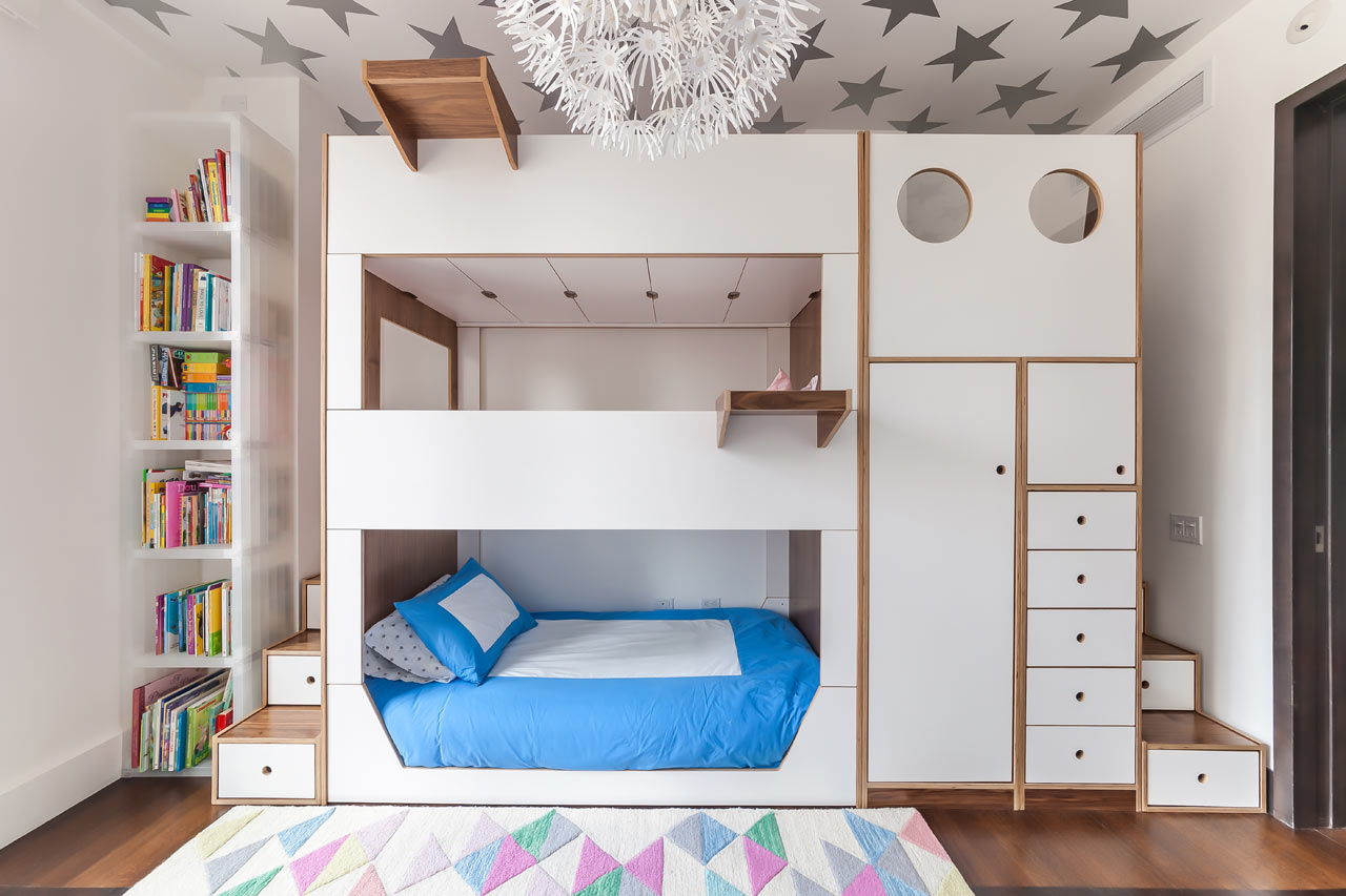 Casa Kids Designed A Triple Bunk Bed Packed With Storage For Kids