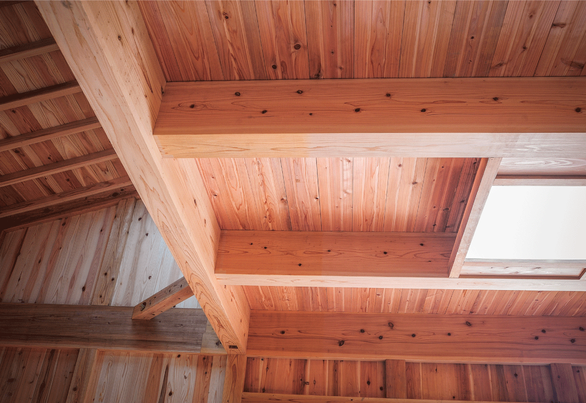 天花板木樑結構